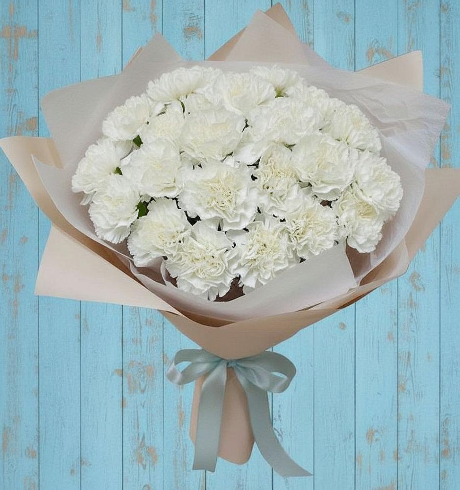 Букет цветов из: Гвоздики в Ревде Мурманской области