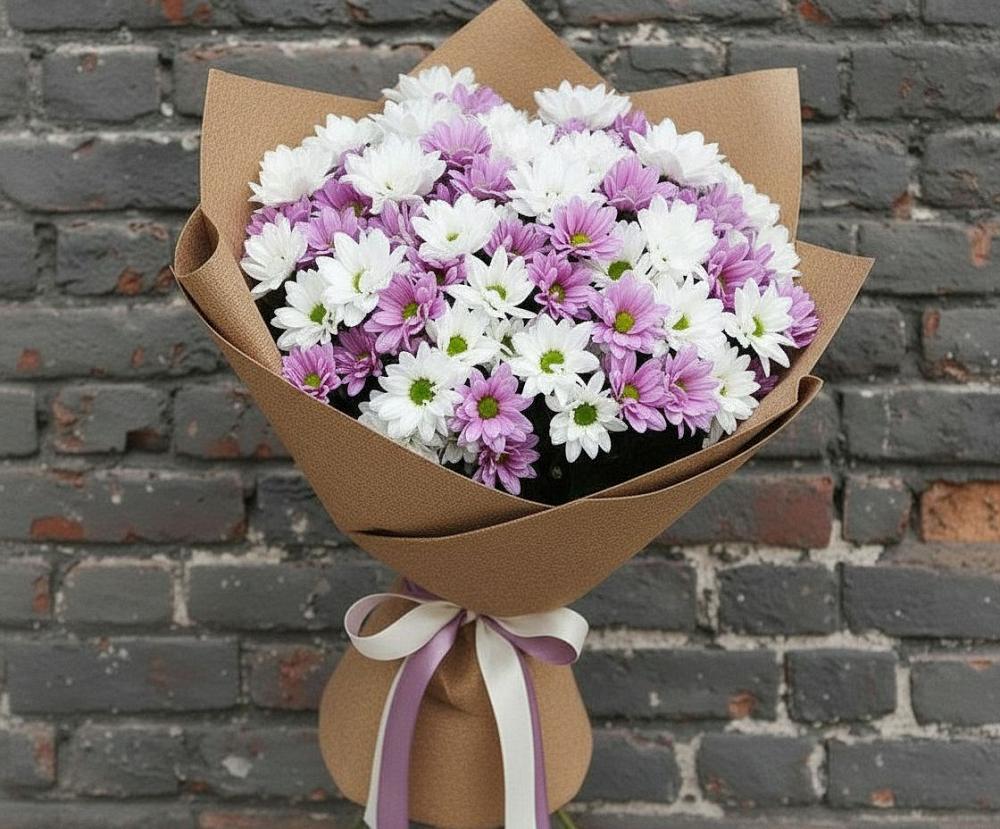 Букет цветов из: Хризантемы в Ревде Мурманской области