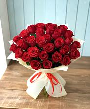 Букет 29 Красных роз в Ревде Мурманской области
