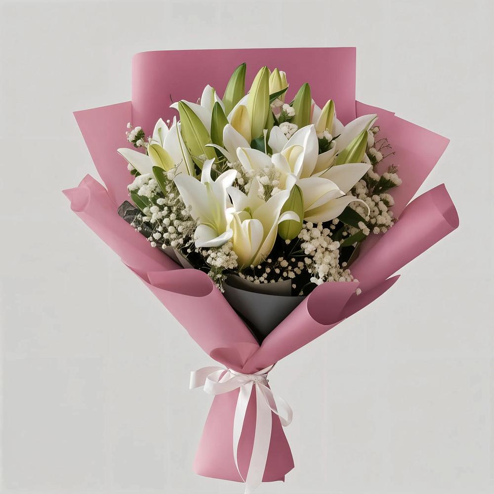 Букет цветов из: Лилии в Ревде Мурманской области
