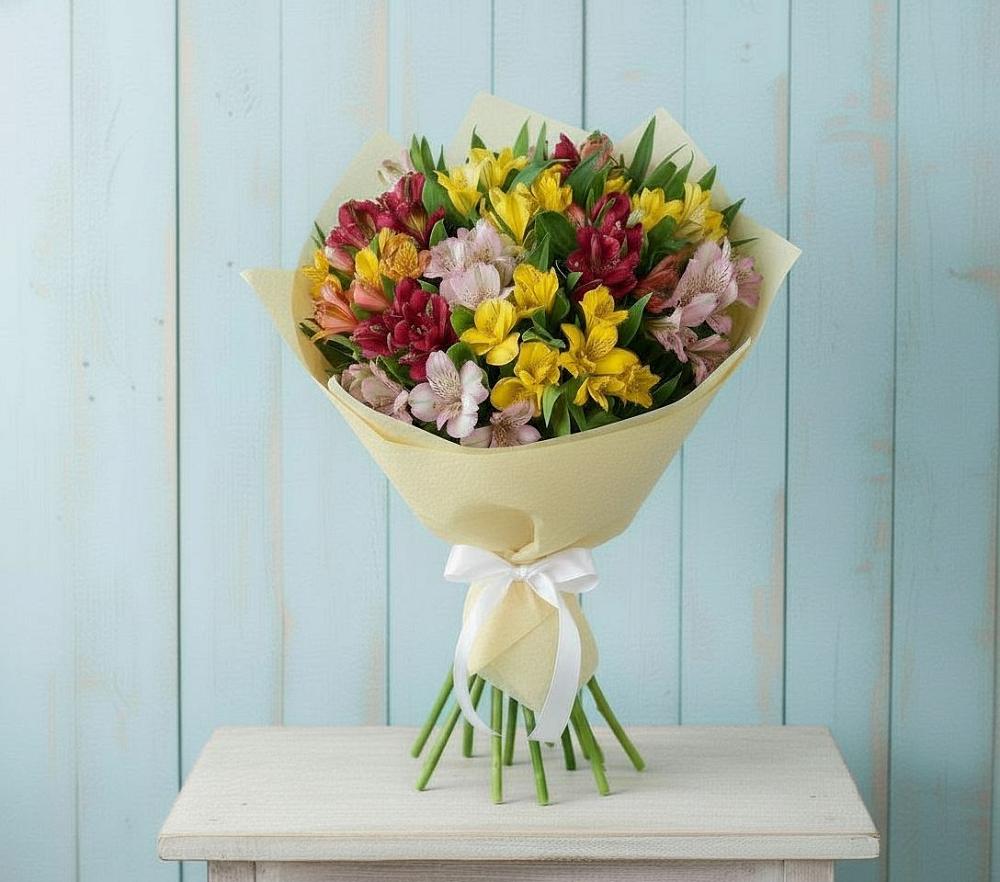 Букет цветов из: Альстромерии в Ревде Мурманской области