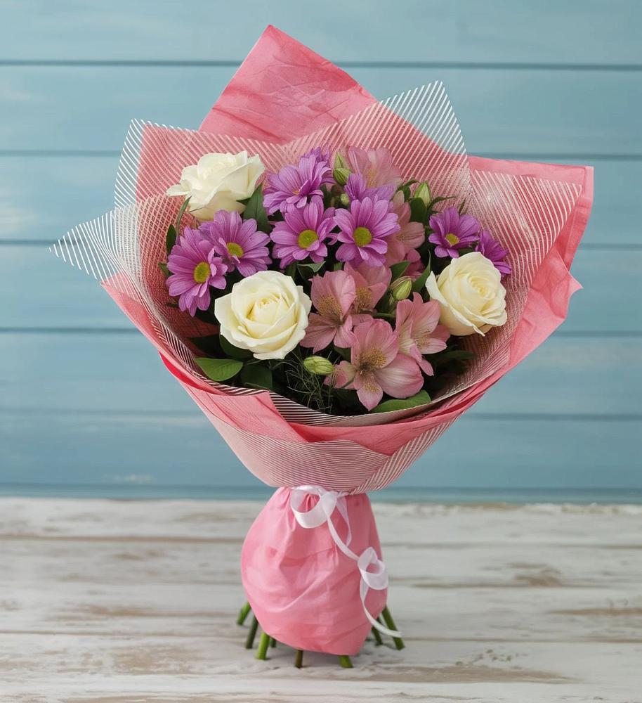 Букет цветов из: Герберы в Ревде Мурманской области